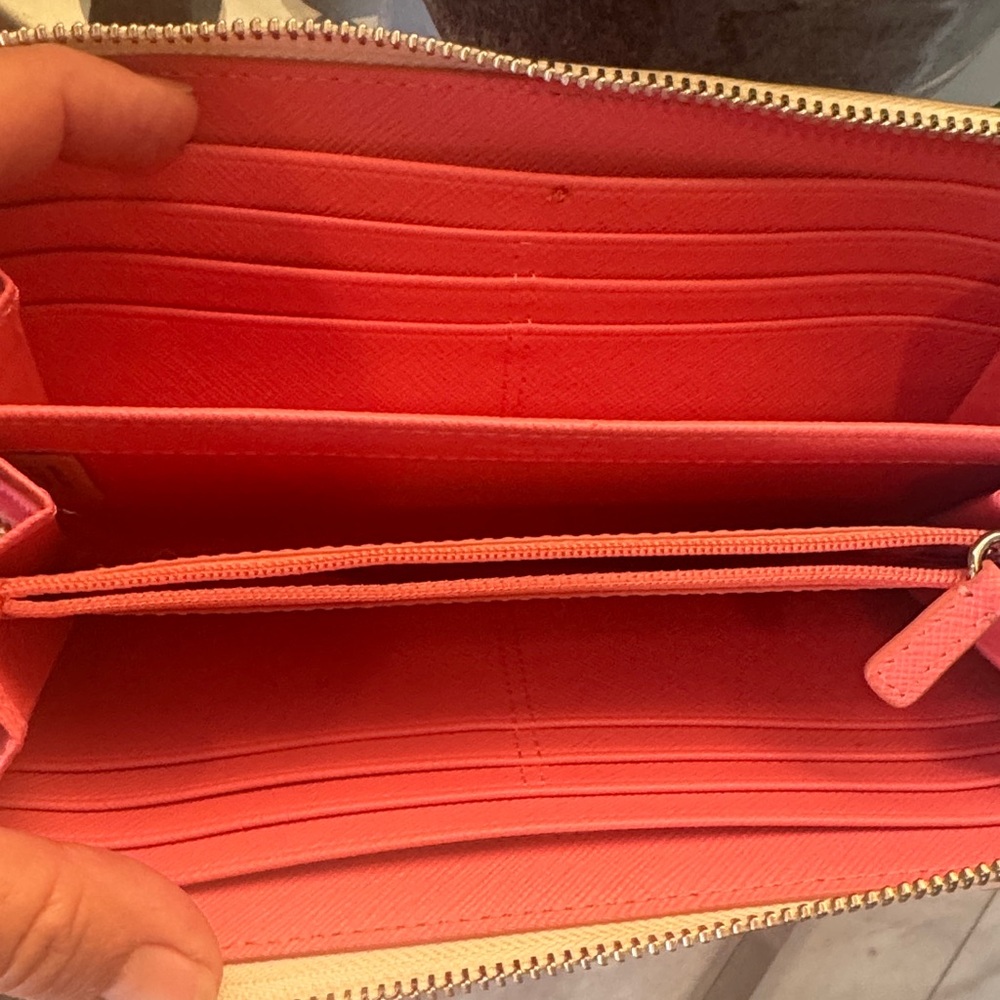 Coach Multicolor Signature Pattern Wallet - Picture 7 of 9